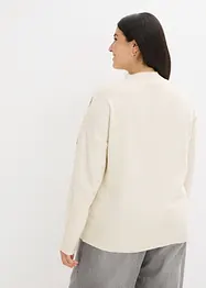 Oversized genser med paljetter, bonprix