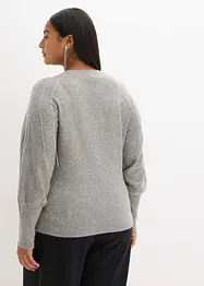 Genser med strass-applikasjon, bonprix