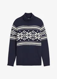 Genser med tradisjonelt mønster av 100% bomull, bonprix