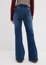 Flared-jeans High Waist med naglebesetning, bonprix