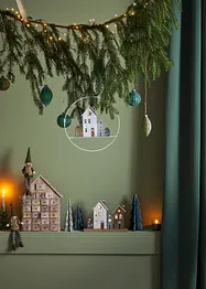 LED-hengedekorasjon med hus, bonprix