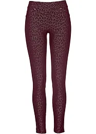 Jeggings med leopardmønster, bonprix