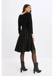 Strikkekjole i myk viskosemiks, bonprix