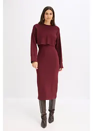 Strikket kjolesett  (2-delt sett), bonprix