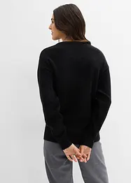Oversized strikkegenser, bonprix