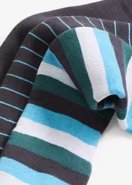 Termo-knestrømper med myk frotté på innsiden med økologisk bomull (3-pack), bonprix