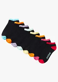 Ankelsokker med ukedager (8-pack) av økologisk bomull, bonprix