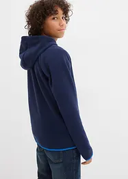 Fleecejakke med kontrastdetaljer, bonprix