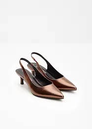 Slingbacks med kitten heels, bonprix