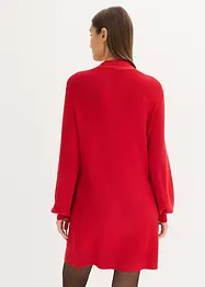 Strikkekjole i myk viskosemiks med sløyfe, bonprix