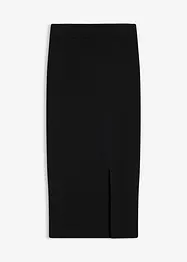 Finstrikket skjørt av myk viskosemiks, bonprix