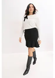 Miniskjørt i behagelig Punto di Roma-materiale, bonprix