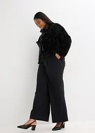 Kort paljettjakke, bonprix