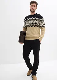 Genser med tradisjonelt mønster, bonprix