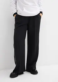 Vid bukse med pyntestriper, bonprix