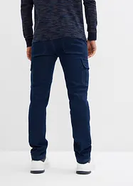Termo Regular Fit cargo-jeans med komfortlinning og flanellfôr, Straight, bonprix