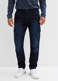 Termo Regular Fit cargo-jeans med komfortlinning og flanellfôr, Straight, bonprix