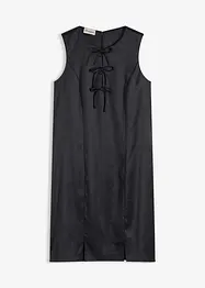 Minikjole i sateng med glans, bonprix