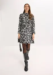 Midikjole i lett viskosemiks, bonprix