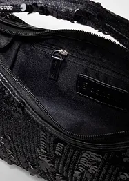 Liten håndveske med paljetter, bonprix