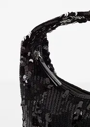 Liten håndveske med paljetter, bonprix