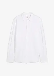 Super stretchskjorte av bomullspiké, Slim Fit, bonprix