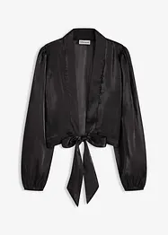 Bolero i lett tyll med knyting, bonprix