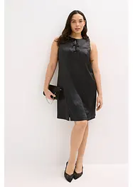 Minikjole i sateng med glans, bonprix