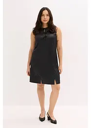 Minikjole i sateng med glans, bonprix