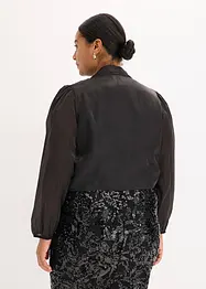 Bolero i lett tyll med knyting, bonprix