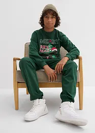 Joggedress i 100% bomull (2-delt sett), bonprix