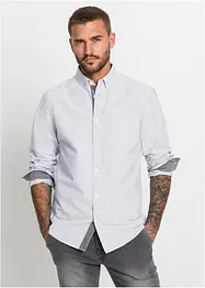 Langermet Oxford-skjorte i 100% bomull, Regular Fit, bonprix