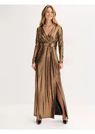 Selskapskjole av fin jersey med glans, bonprix