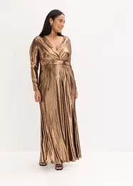 Selskapskjole av fin jersey med glans, bonprix