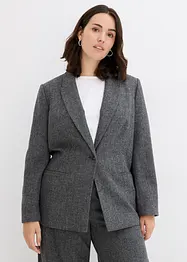 Ullblazer med fiskebensmønster, bonprix
