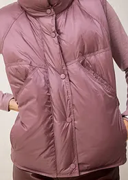 Vattert vest med resirkulert dun, bonprix