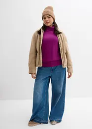 Basic genser med høy hals, bonprix