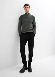 Bukse i ullstil med komfortlinning, Regular fit, bonprix