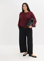 Cardigan med strass, bonprix