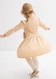 Utskrådd fløyelskjole, bonprix