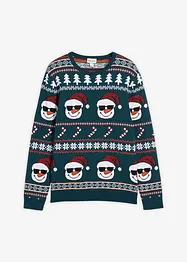 Genser med tradisjonelt mønster i resirkulert bomull, bonprix