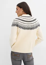 Cardigan med koftemønster, bonprix