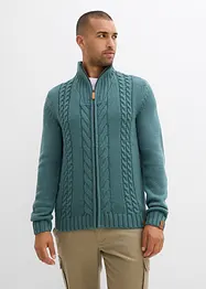 Kabelstrikket cardigan, bonprix