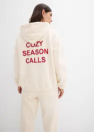 Oversized sweatshirt i 100% bomull, bonprix