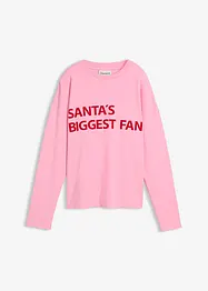 Oversized topp av bomull, bonprix