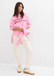 Oversized topp av bomull, bonprix