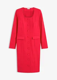 Blazerkjole med blondekant, bonprix