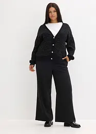 Strikkejakke av lett viskosemiks, bonprix