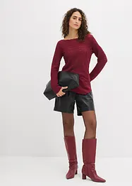 Langermet topp i blondemateriale, bonprix