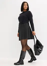 Finstrikket genser i lett viskosemiks, bonprix